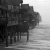 What's left of Rodanthe's front line against the angry Atlantic Ocean.