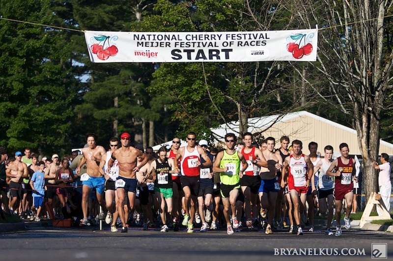 Start of the Cherry Festival Race