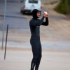 a surfer taking a picture of the action