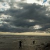 Surfers head out to ride lake michigan