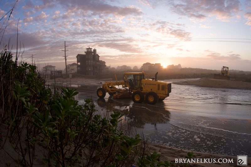 The workers doing everything they can to keep hwy12 open