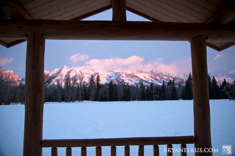 The Teton mountains