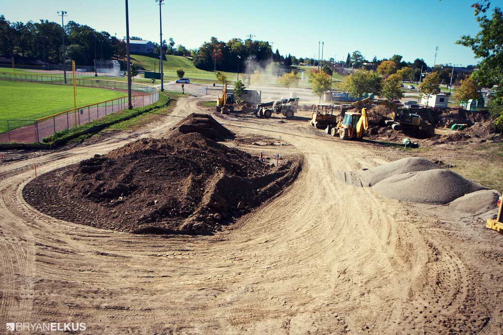 The future layout of the Ann Arbor Skatepark