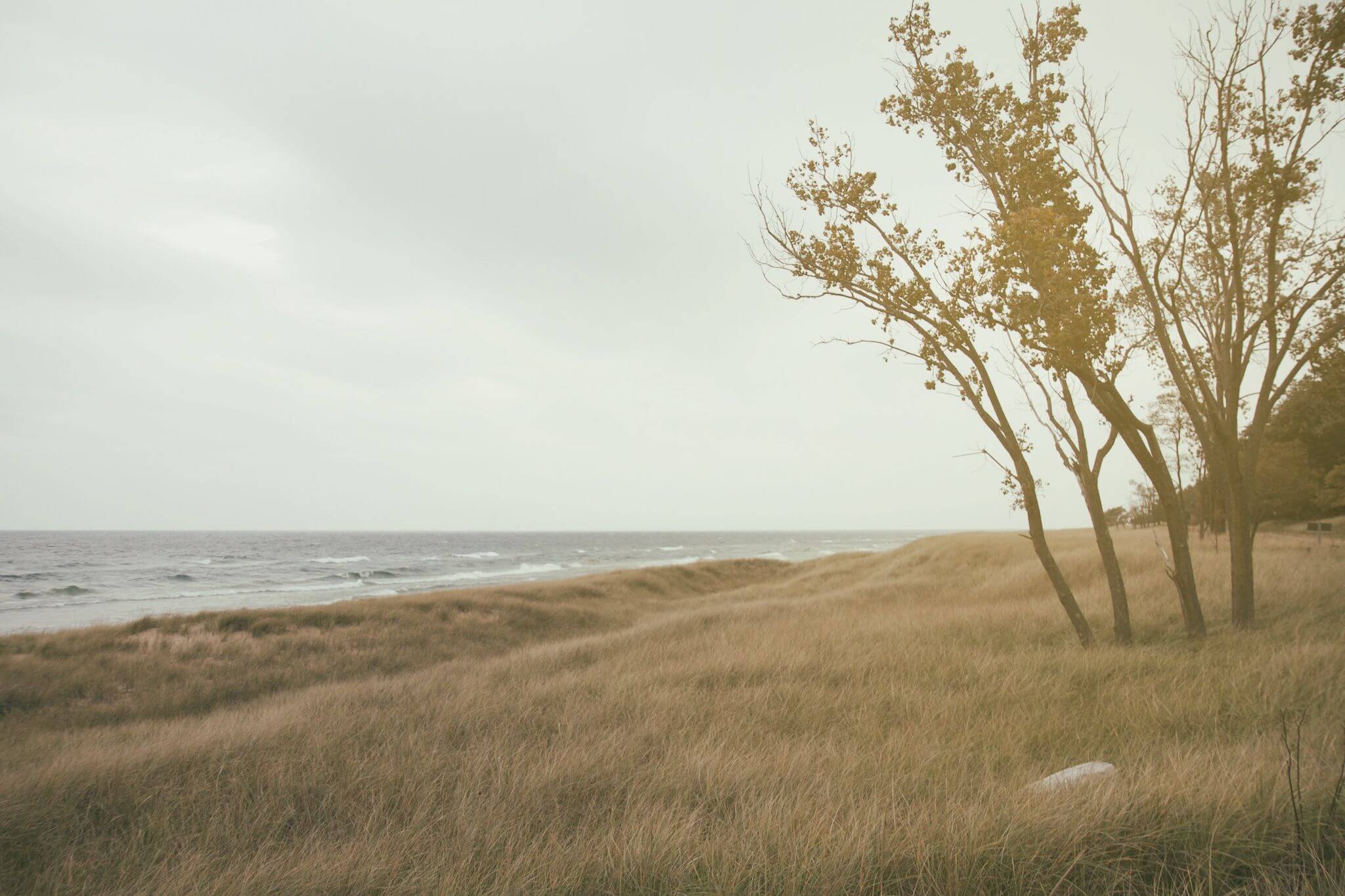 Early Fall Kiteboarding in Muskegon